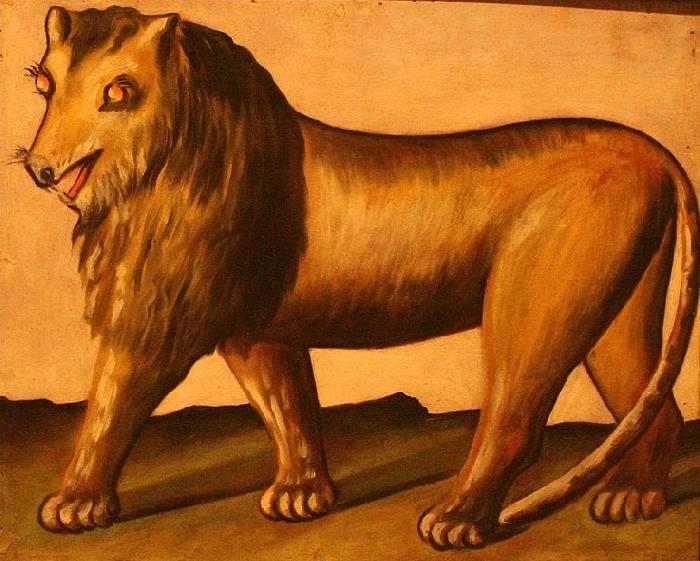 Niko Pirosmanashvili Lion oil painting picture